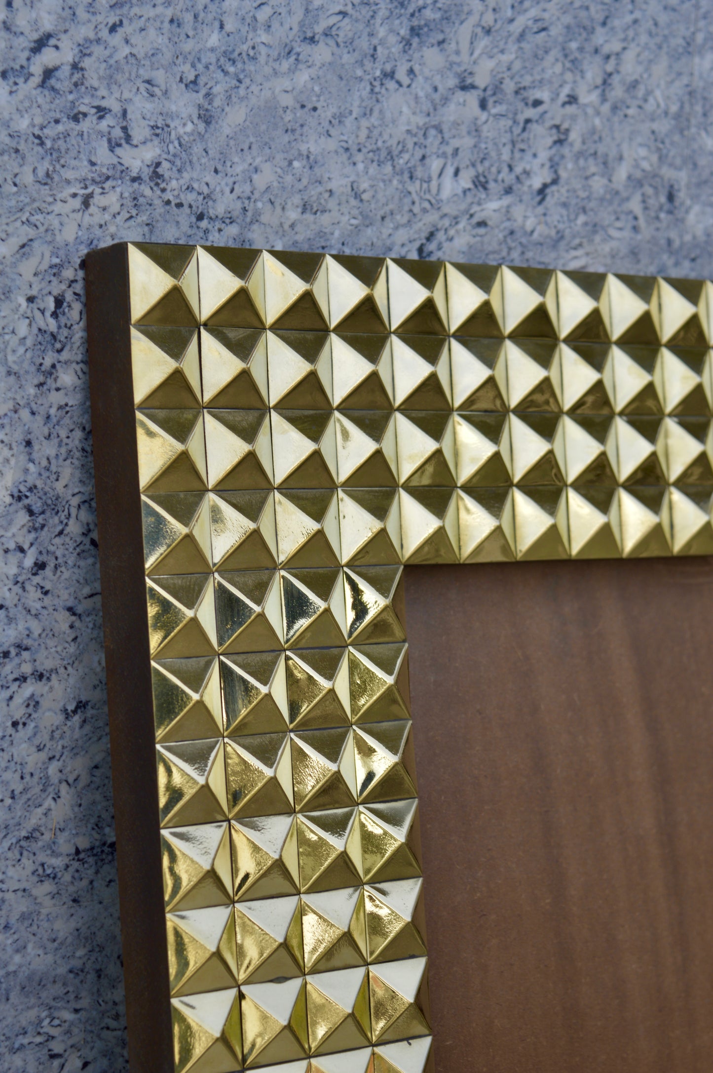uxury Gold Studded Photo Frame for Home Décor | Premium Tabletop Picture Frame