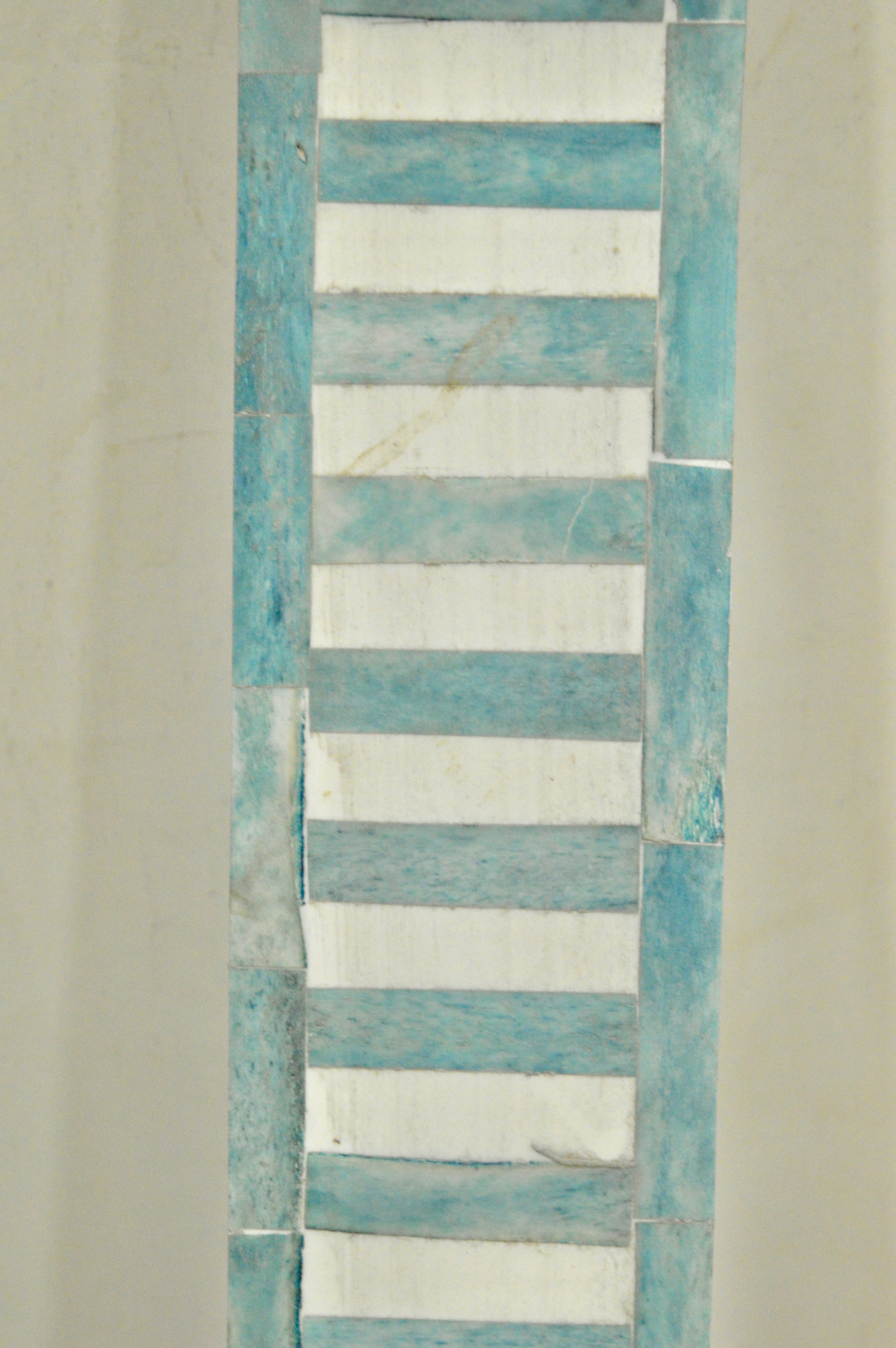 Handcrafted Blue & White Bone Inlay Photo Frame – Decorative Rectangular Frame for Modern & Traditional Home Décor